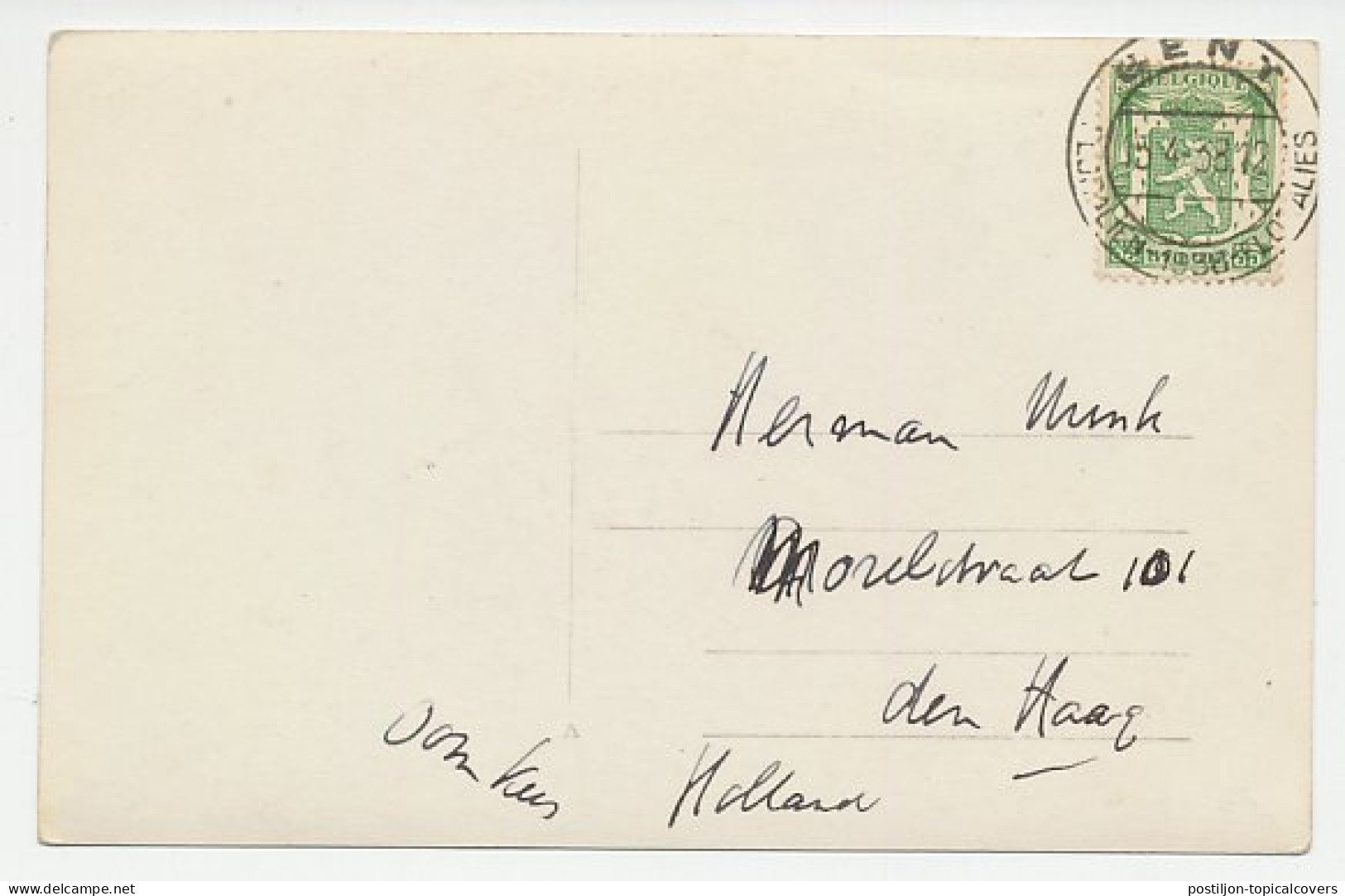 Postcard / Postmark Belgium 1938 Flower Exhibition - Florialien - Florialies - Other & Unclassified