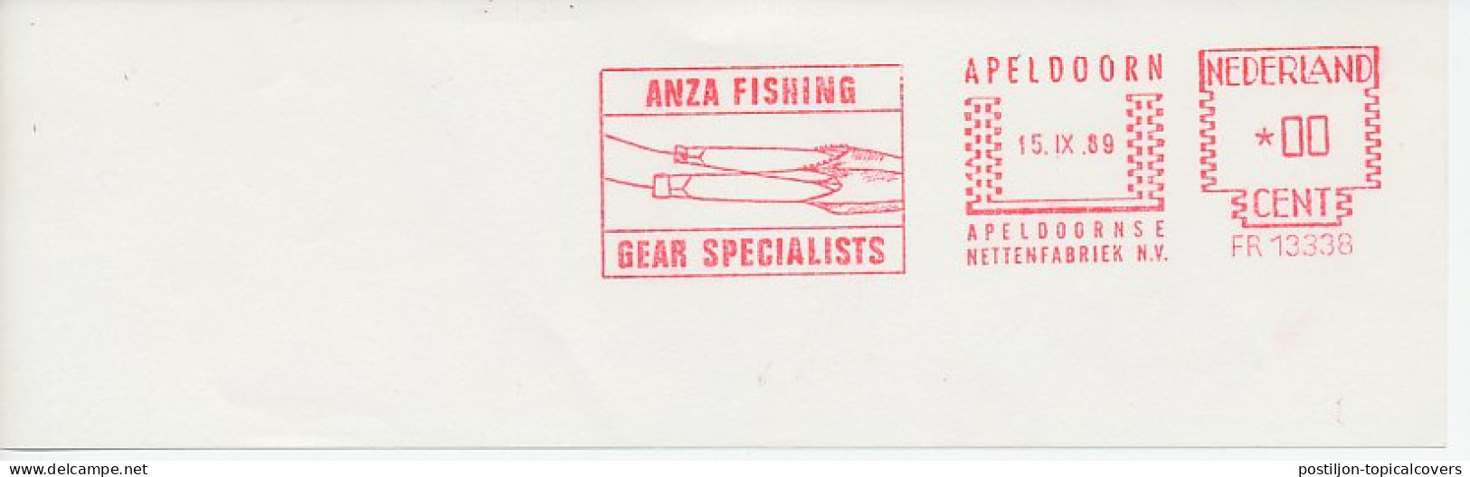 Meter Proof / Test Strip Netherlands 1989 Fishing Gear - Poissons