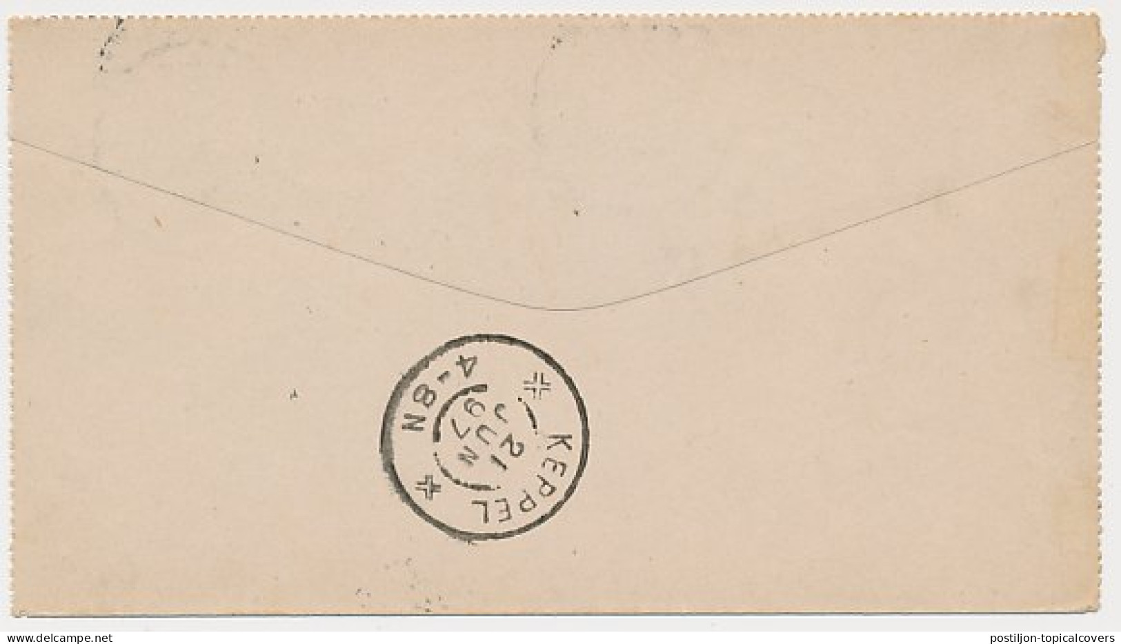 Postblad G. 2 B Rotterdam - Hummeloo 1897 - Material Postal