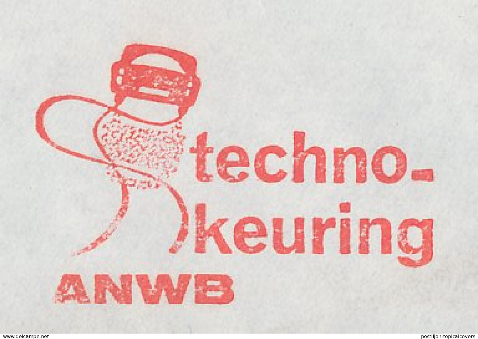 Meter Cover Netherlands 1967 Technical Inspection ANWB - General Dutch Cycling Association - Cars