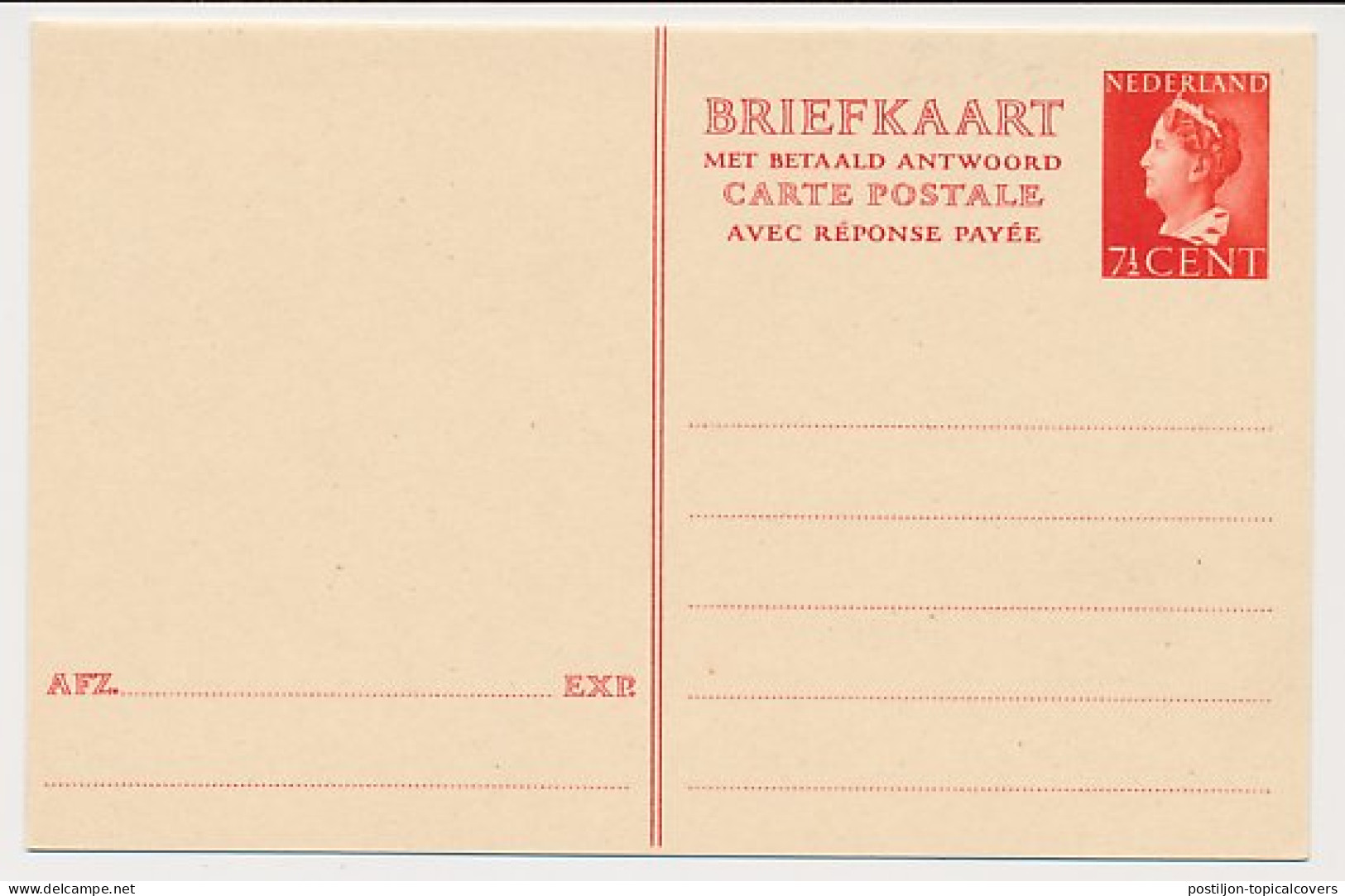 Briefkaart G. 290 - Material Postal