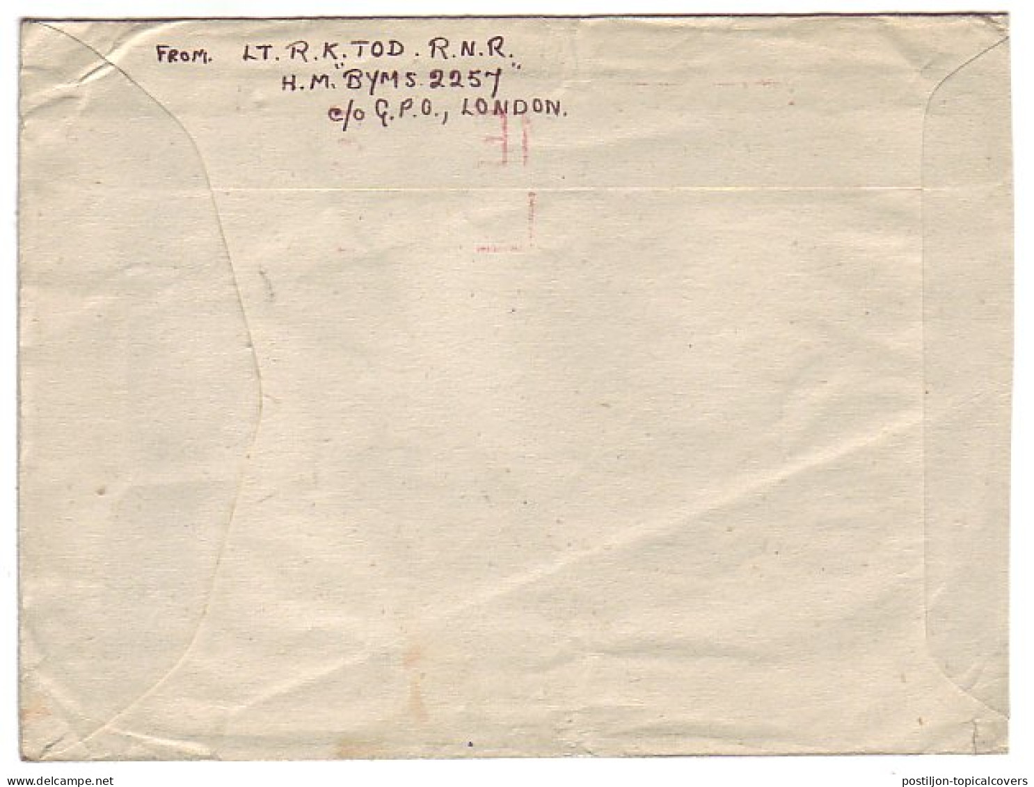 Post Office Maritime Mail GB / UK - USA  - 2. Weltkrieg