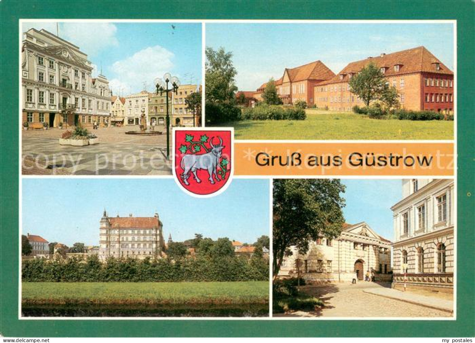 73635825 Guestrow Mecklenburg Vorpommern Markt Paedagogische Hochschule Schloss  - Guestrow