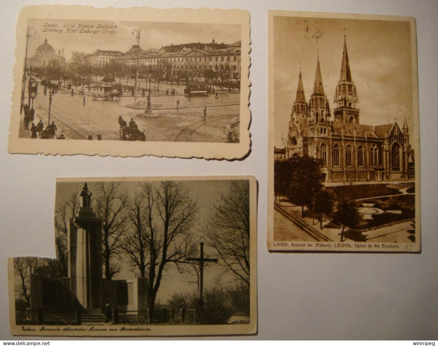 Lwow.Lemberg .Lot Of 6.1915-1939.See Photos & Description.Poland.Ukraine. - Ukraine
