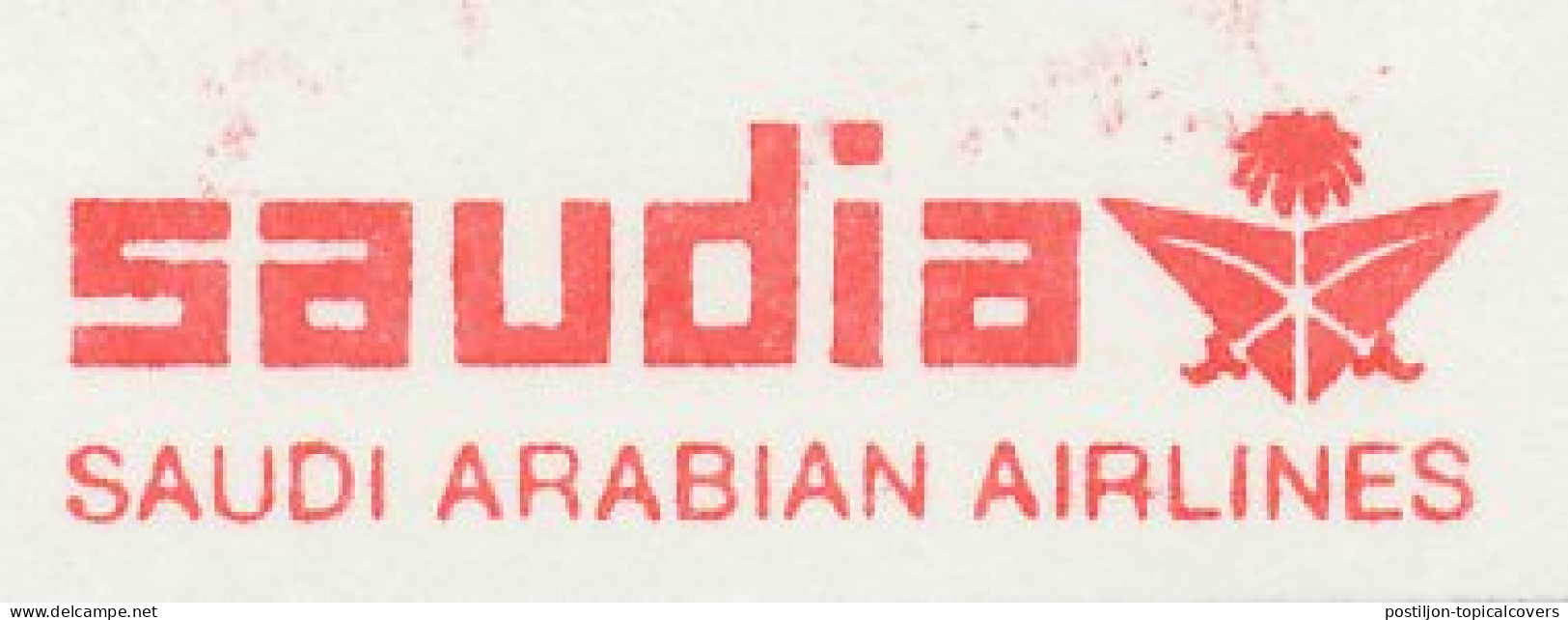 Meter Cut Netherlands 1976 Saudi Arabian Airlines - Airplanes