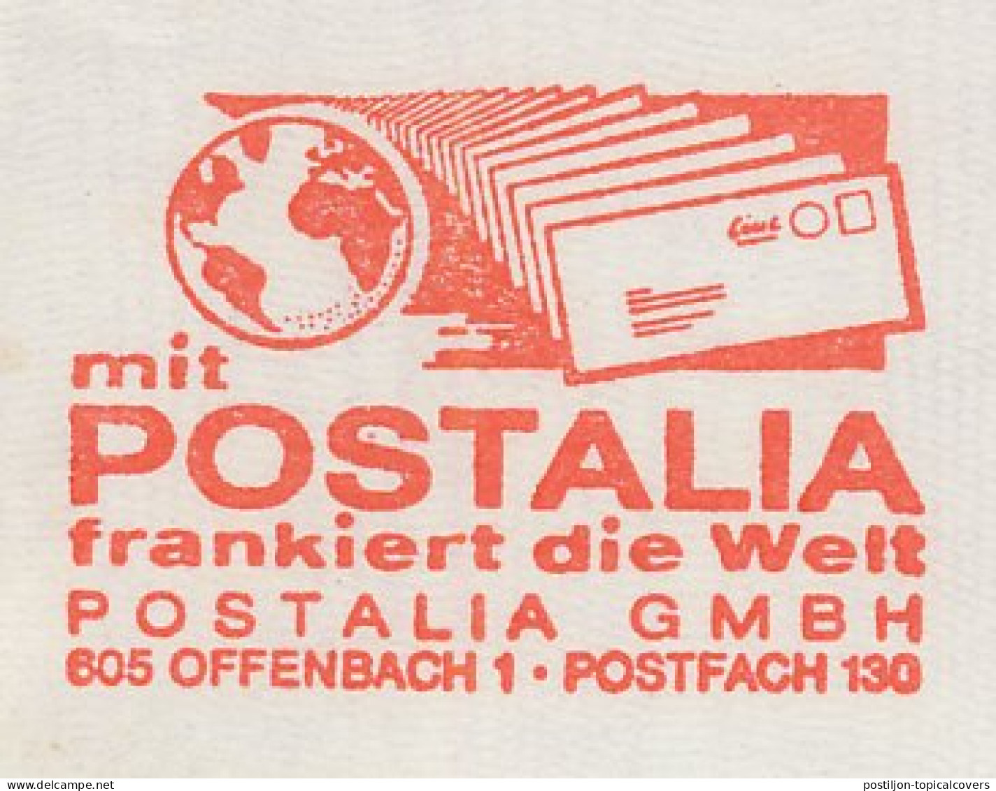 Meter Cut Germany 1975 Postalia  - Timbres De Distributeurs [ATM]