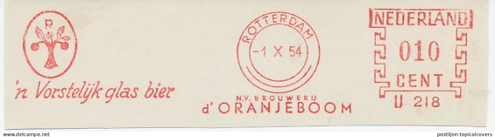 Meter Cut Netherlands 1954 Beer - Brewery D Oranjeboom - Vinos Y Alcoholes
