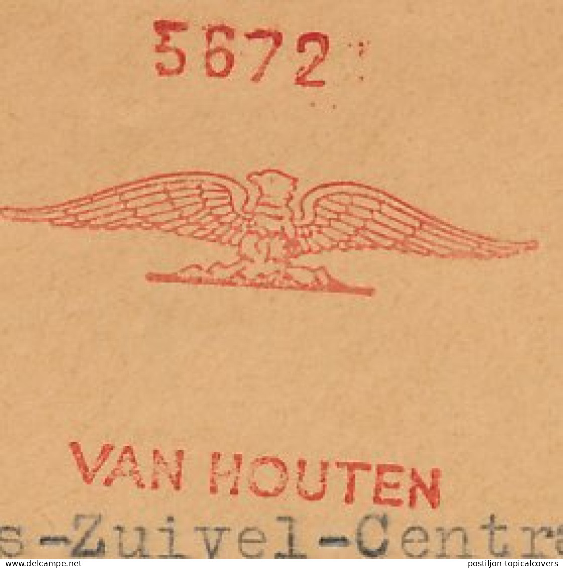 Meter Cover Netherlands 1935 Chocolate - Van Houten  - Levensmiddelen