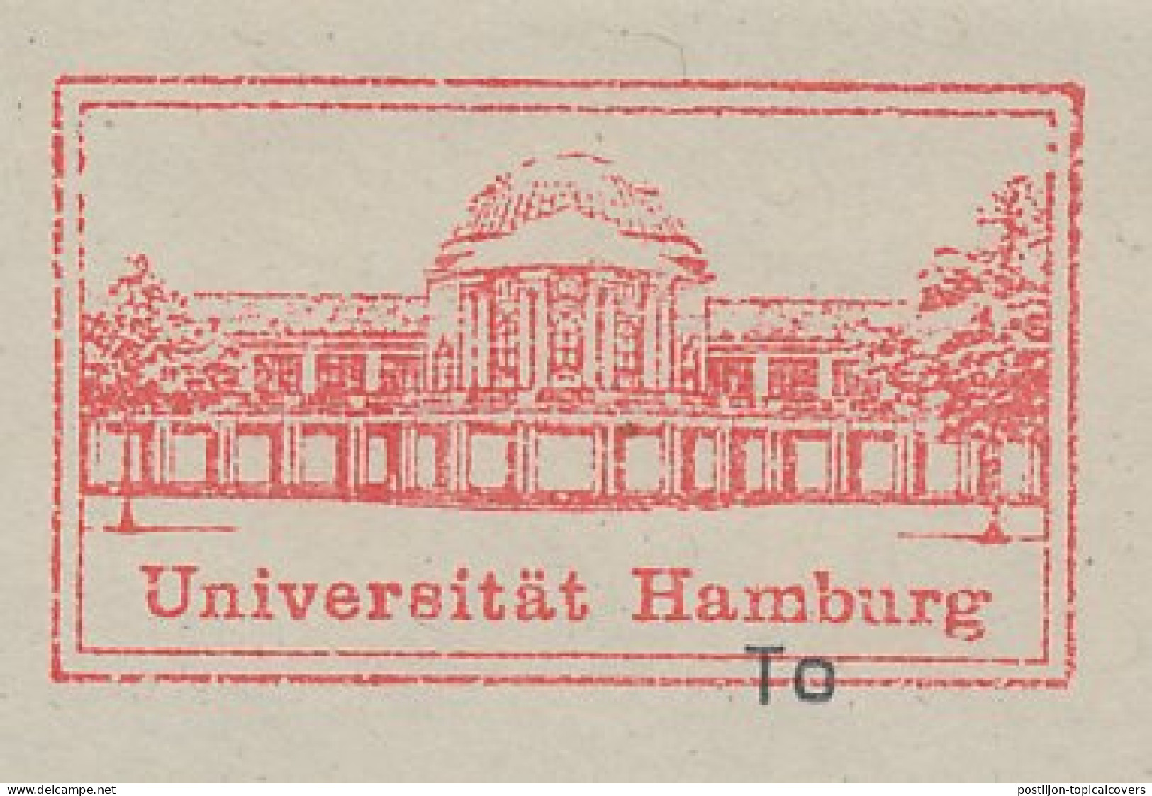 Meter Cover Germany 1990 University Hamburg - Ohne Zuordnung