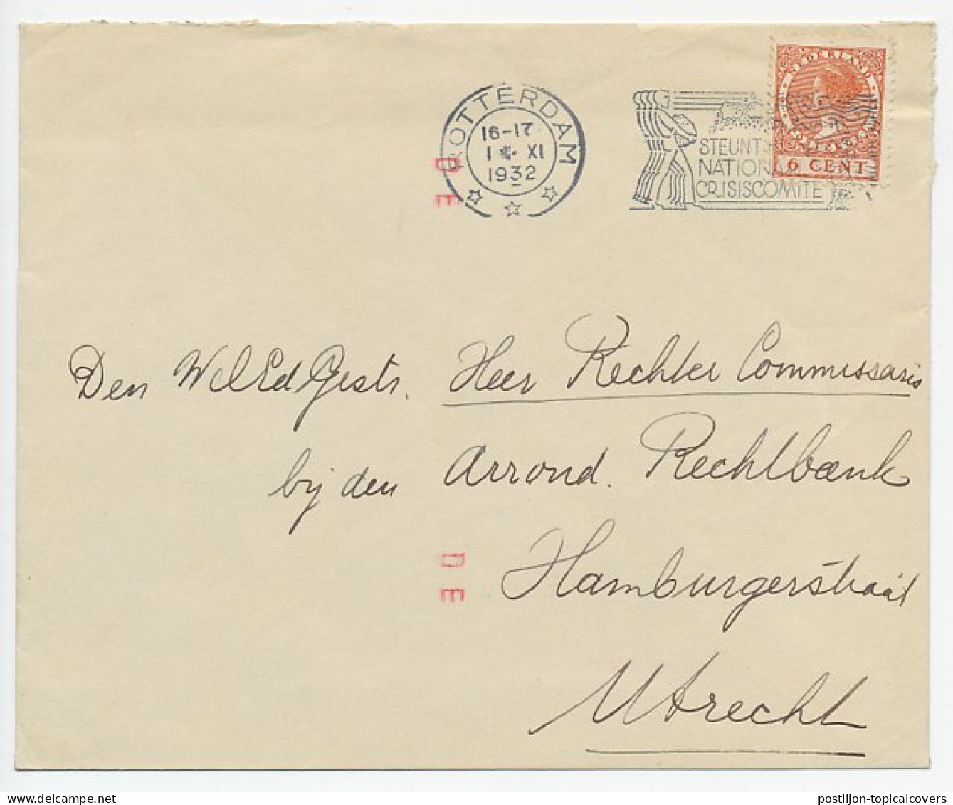 Transorma Rotterdam - Letters D E ( Herhaald ) 1932 - Unclassified