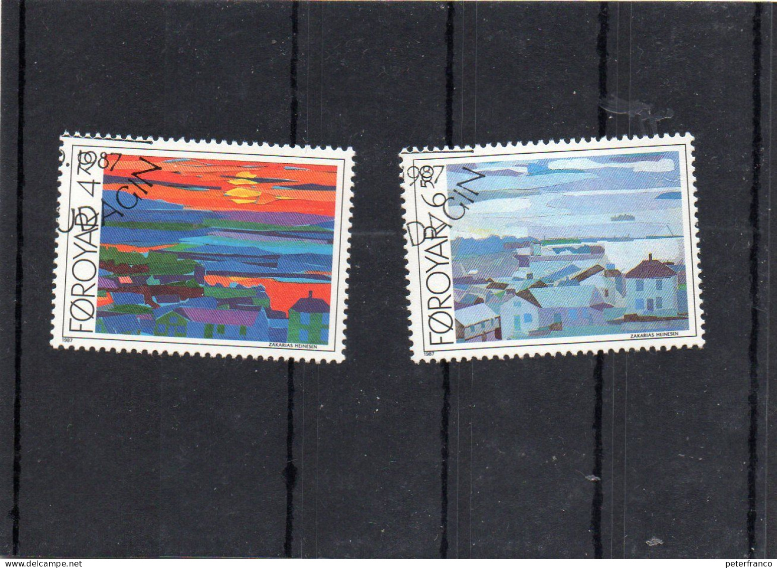 1987 Isole Faroer - Dipinti Di Zacharias Heinesen - Faroe Islands