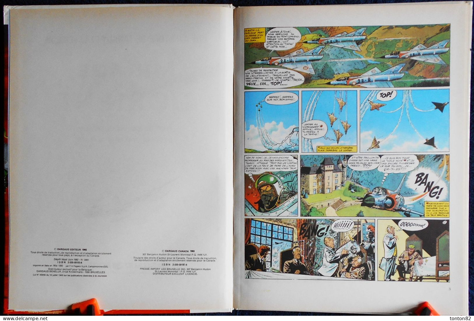 Charlier / Uderzo - Tanguy Et Laverdure - Mirage Sur L' Orient - Dargaud - ( 1982 ) . - Tanguy Et Laverdure