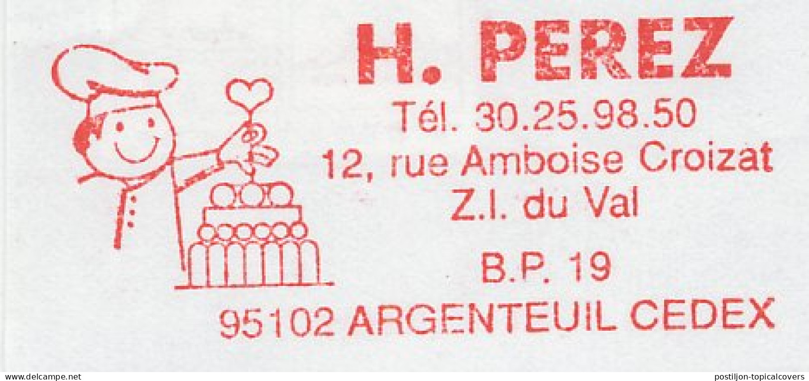 Meter Cut France 1996 Pie - Bakery - Altri & Non Classificati