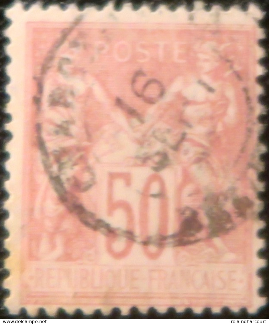 R1311/3075 - FRANCE - SAGE TYPE II N°98 - CàD CHARGEMENTS - 1876-1898 Sage (Type II)