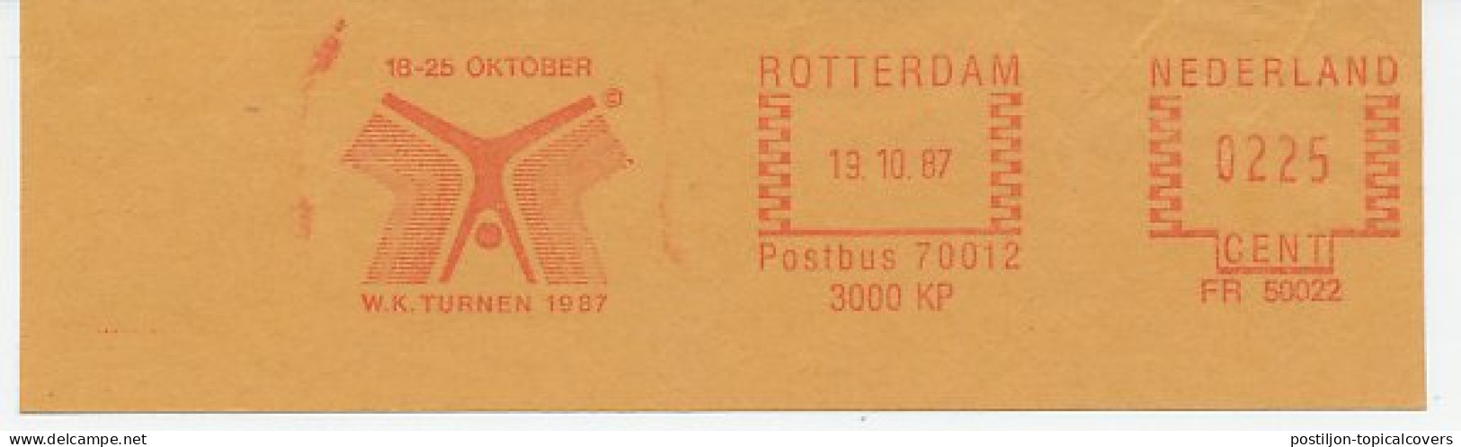 Meter Cut Netherlands 1987 World Championships Gymnastics 1987 - Altri & Non Classificati