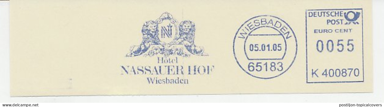 Meter Cut Germany 2005 Lions - Hotel - Other & Unclassified