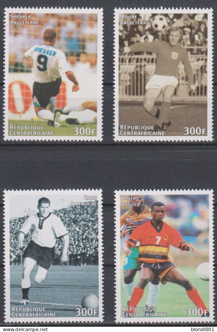 Soccer World Cup 1998 - C.-AFRICA - Set MNH - 1998 – Francia
