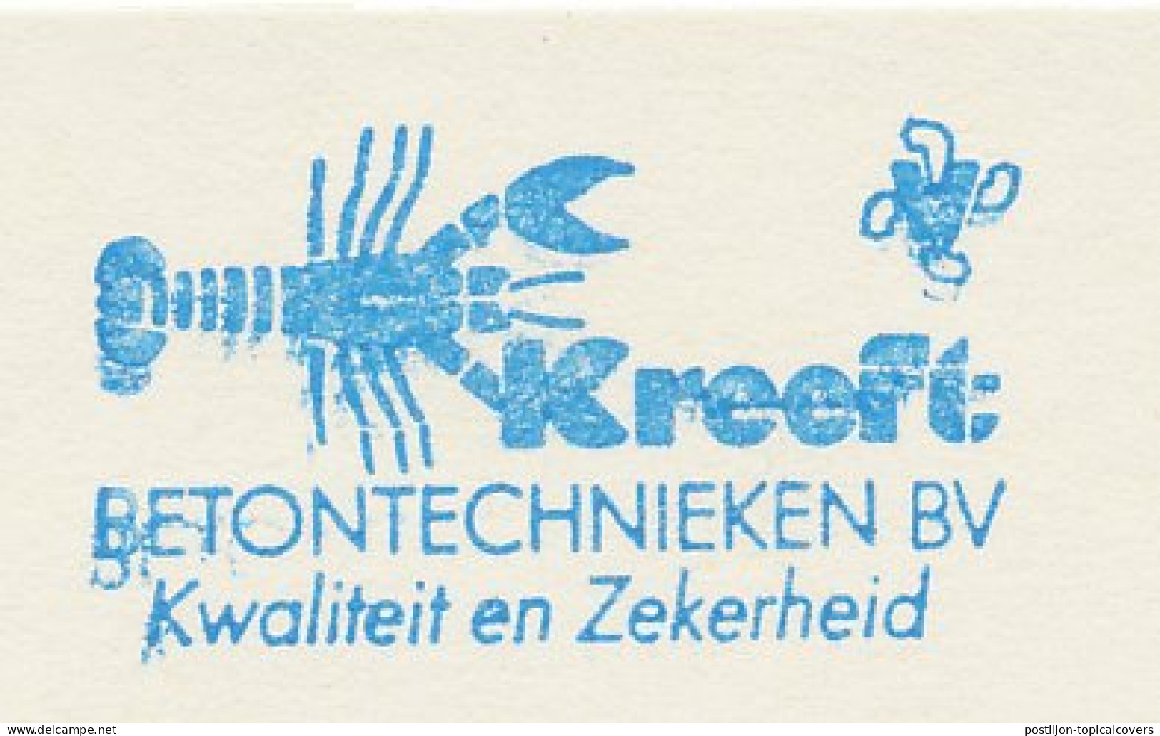 Meter Cut Netherlands 1999 Blue Lobster - Vita Acquatica