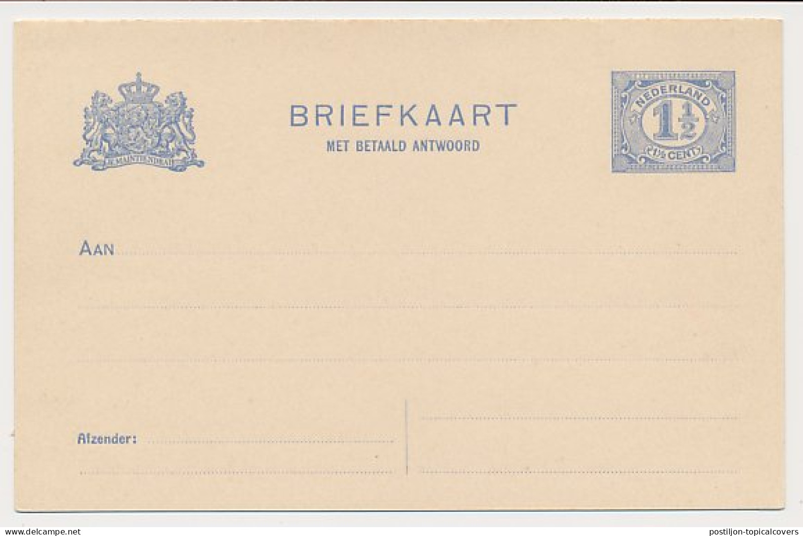 Briefkaart G. 79 II - Postal Stationery