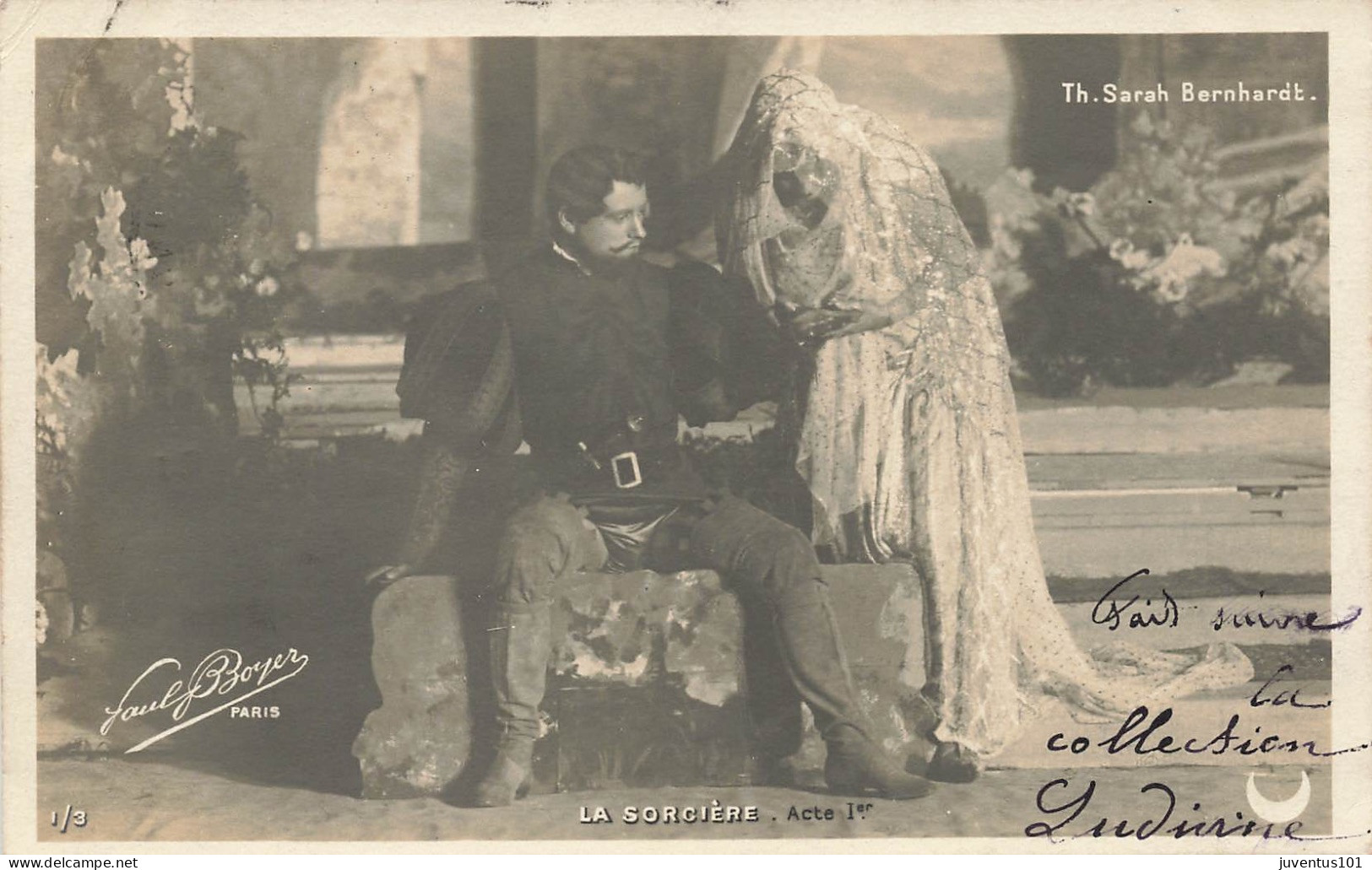 CPA Théâtre-Th.Sarah Bernhardt-La Sorcière Acte 1-Timbre-En L'état       L2889 - Theatre