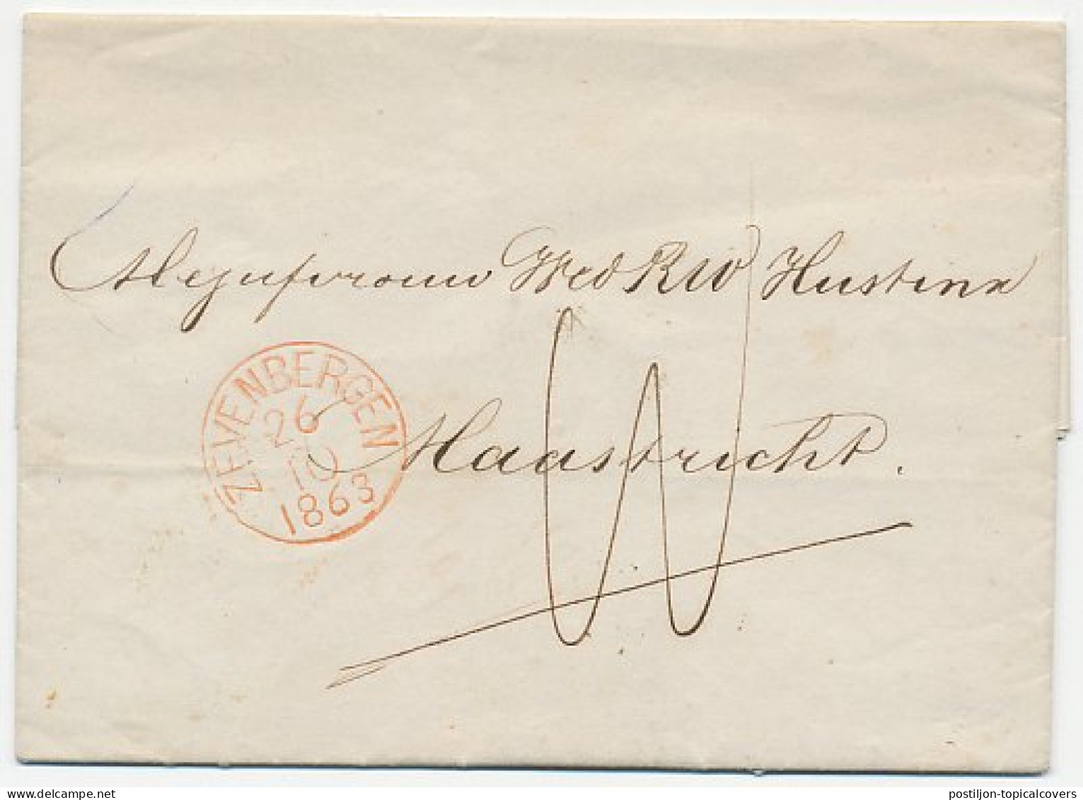 Zevenbergen - Maastricht 1863 - ...-1852 Prephilately