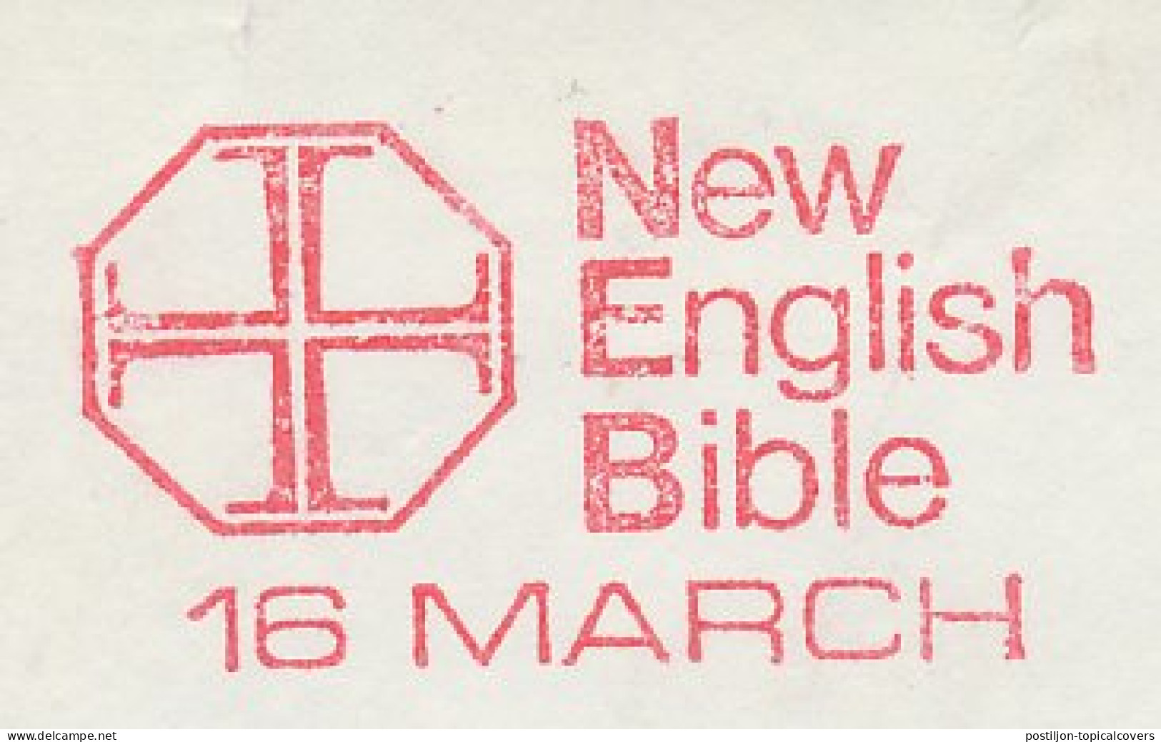 Meter Cut GB / UK 1970 New English Bible - Autres & Non Classés