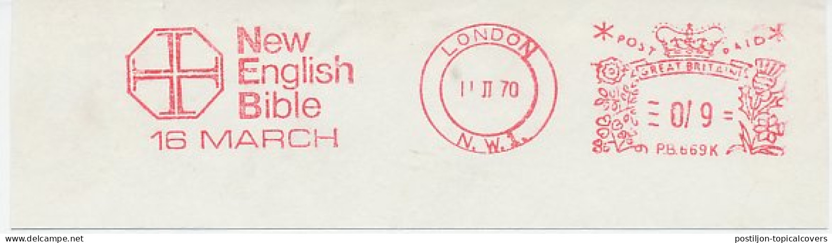 Meter Cut GB / UK 1970 New English Bible - Autres & Non Classés