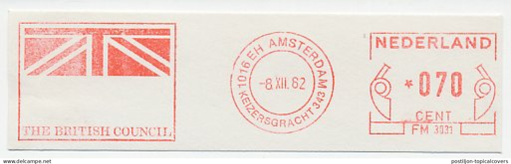 Meter Cut Netherlands 1982 The British Council - Flag - Ohne Zuordnung