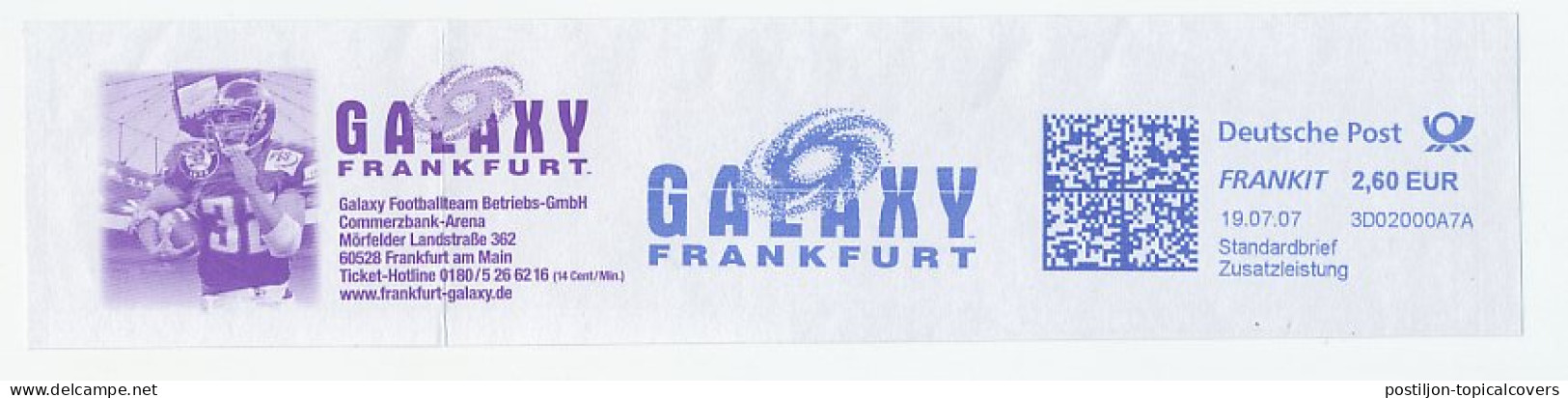 Meter Top Cut Germany 2007 Football - Galaxy Footballteam Frankfurt - Other & Unclassified