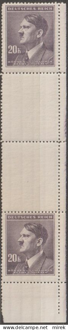 021b/ Pof. 97, Corner Stamps With Coupons - Ungebraucht