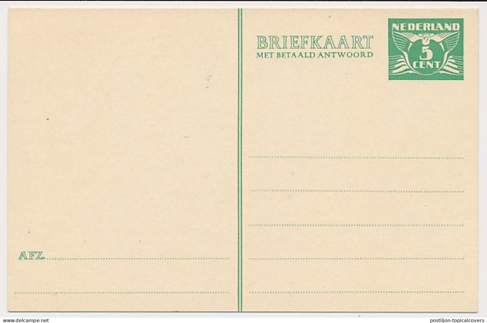 Briefkaart G. 272 - Entiers Postaux