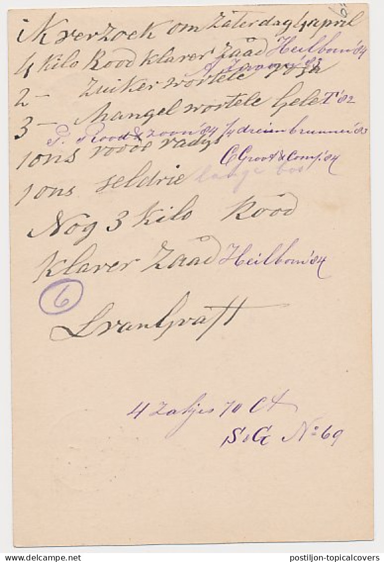 Kleinrondstempel Hoogwoud 1885 - Ohne Zuordnung