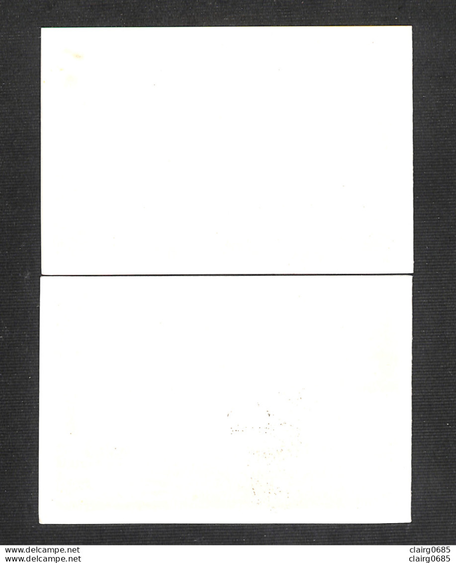 PAYS-BAS - NEDERLAND - 2 Cartes MAXIMUM 1960 - HUIZEN - MARKEN - Cartes-Maximum (CM)
