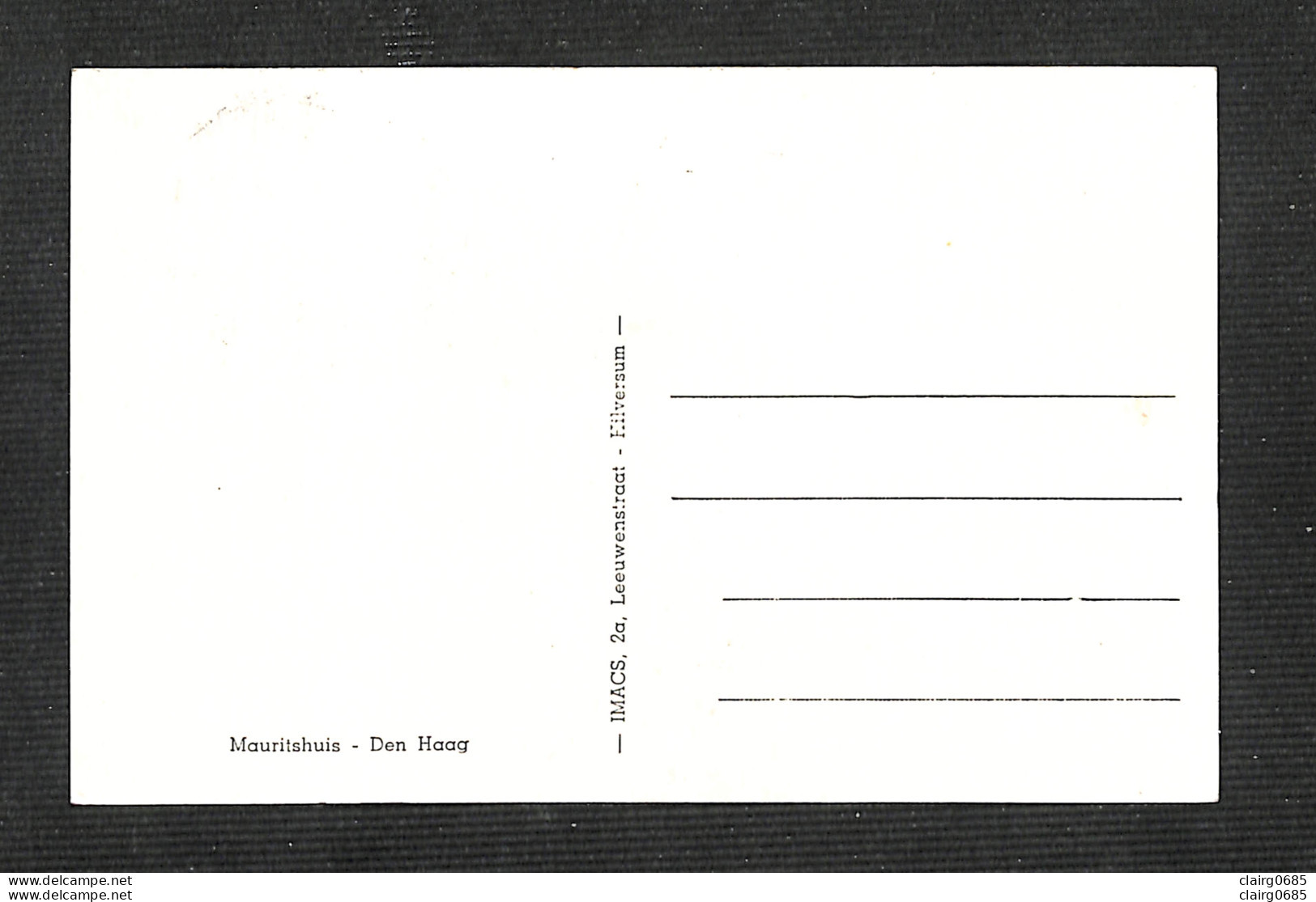 PAYS-BAS - NEDERLAND - Carte MAXIMUM 1956 - Meisjesportret - Maximum Cards