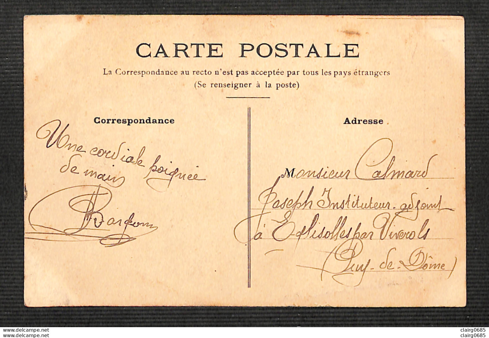 POLITIQUE - SATIRIQUES - Le Sacré Déménagement - 1908 - Satirische
