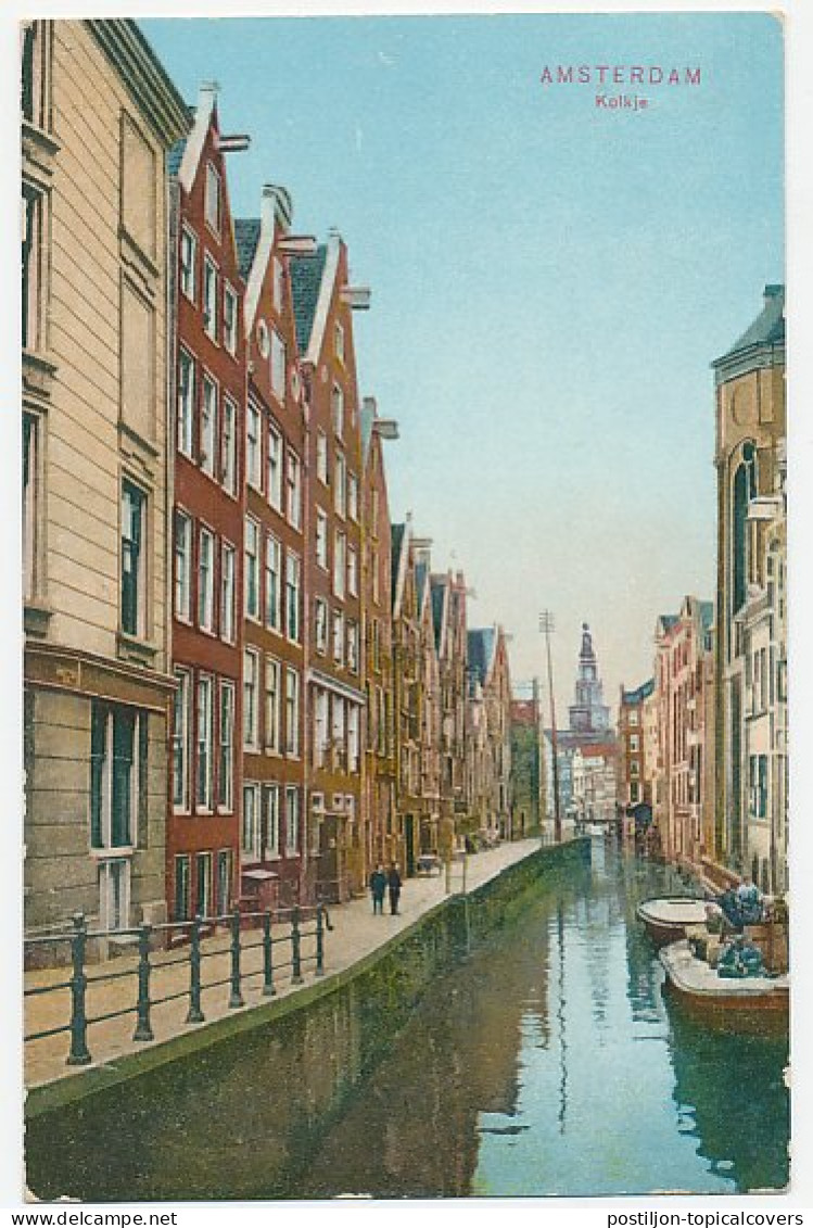 Perfin Verhoeven 356 - K - Amsterdam 1913 - Non Classificati