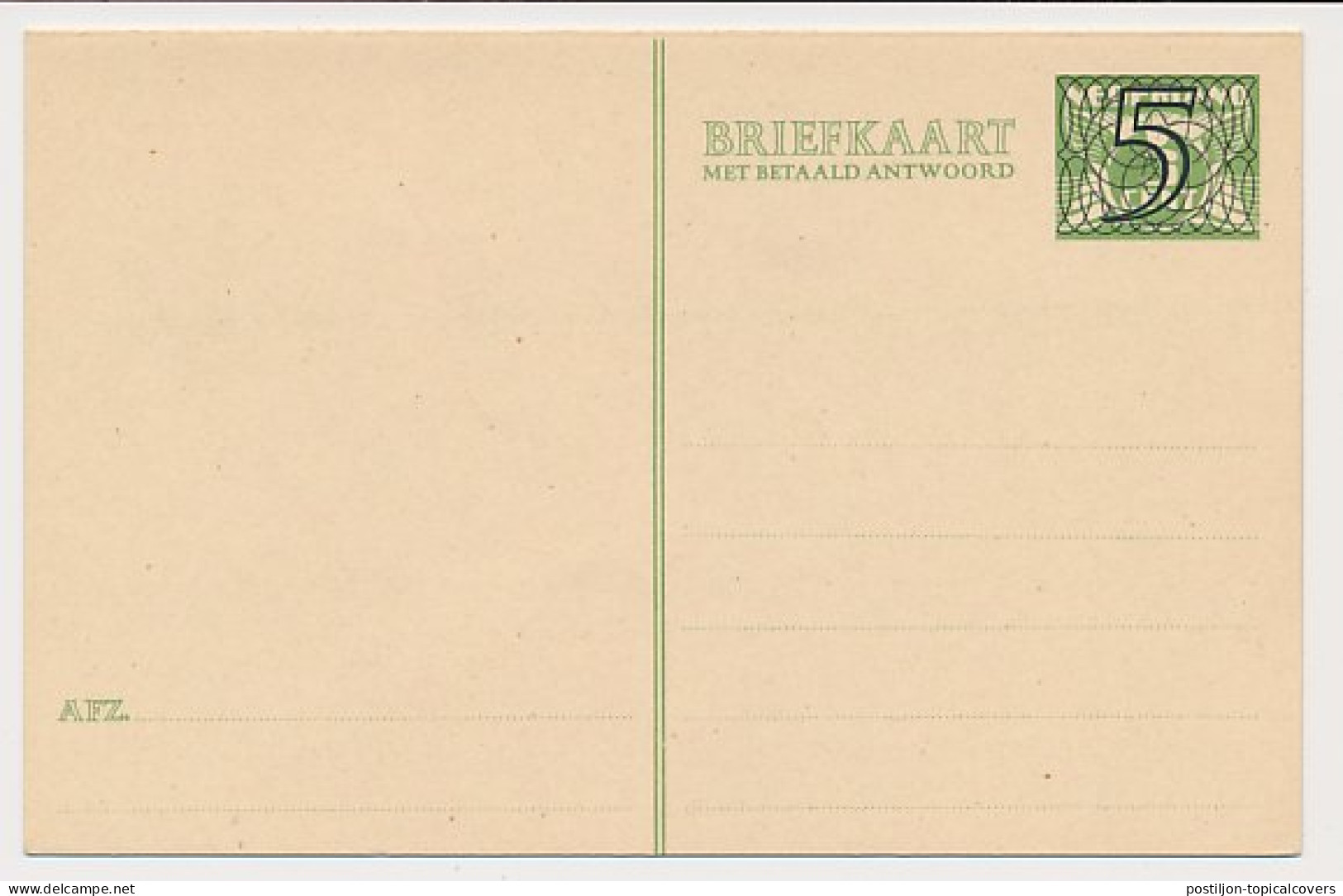 Briefkaart G. 265 - Postwaardestukken