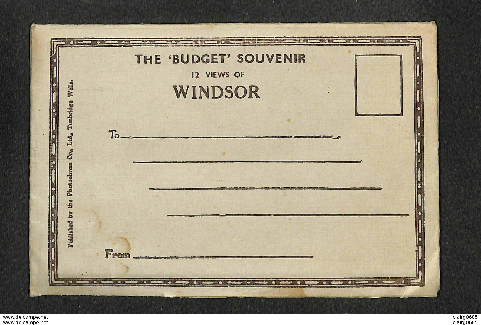 ROYAUME-UNI  - ANGLETERRE - WINDSOR - THE "BUDGET" SOUVENIR - 12 Views Of WINDSOR - Windsor