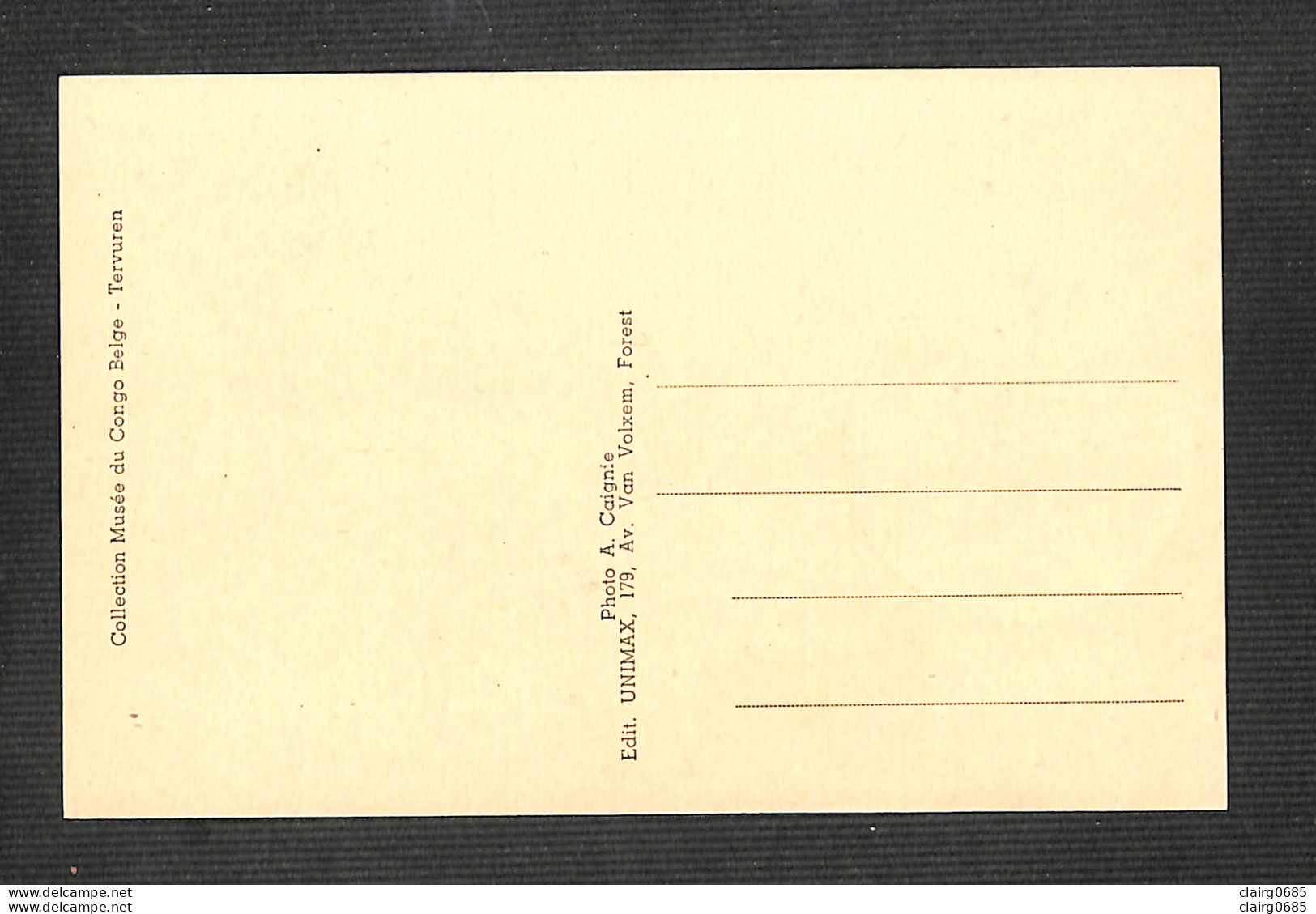 RUANDA-URUNDI - Carte MAXIMUM 1958 - GOBELET ANTHROPOMORPHE JUMELÉ - Tribu Ba-Shilele (kasai) - RARE - Other & Unclassified
