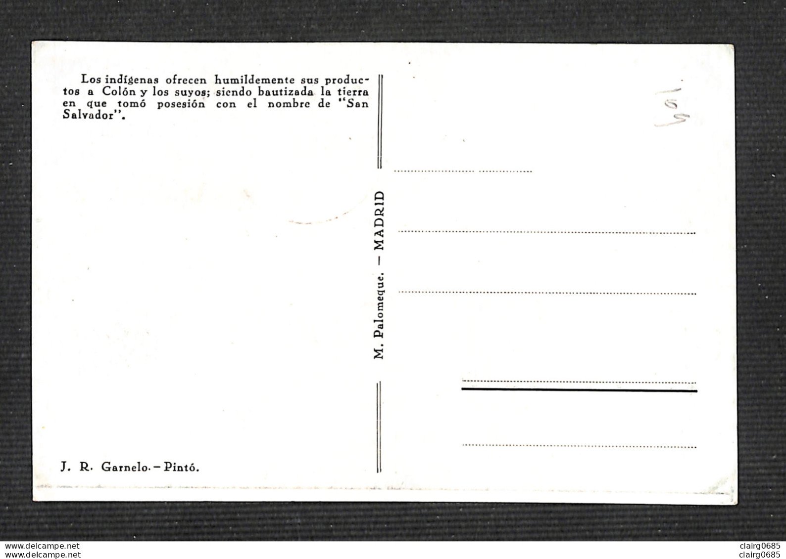 SAINT-MARIN - SAN MARINO - Carte MAXIMUM 1956 - J. R. Garnelo - Pintó - Andere & Zonder Classificatie