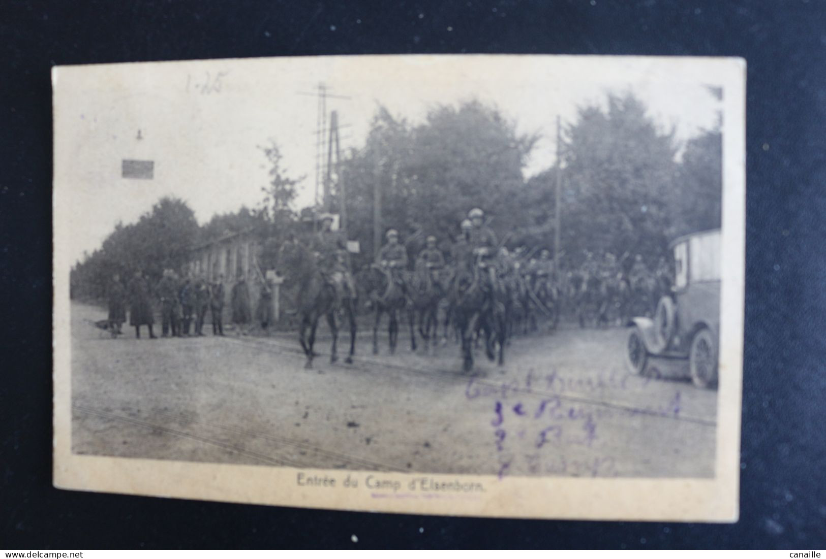 S-C 172 / Photo De Militaire - Liège  Elsenborn (camp) Entrée Du Camp D'Elsenborn / 1925 - Elsenborn (Kamp)