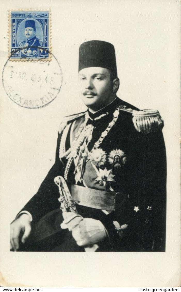 X0326 Egypt, Maximum Card 1944 The King Farouk - Covers & Documents