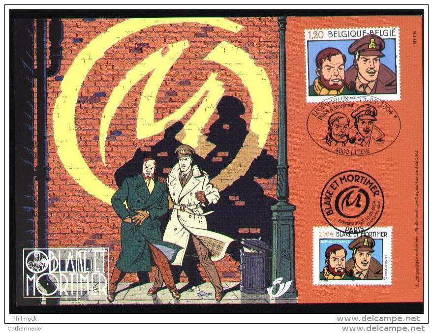 Année 2004 : Carte Souvenir 3283HK - Blake Et Mortimer - Souvenir Cards - Joint Issues [HK]