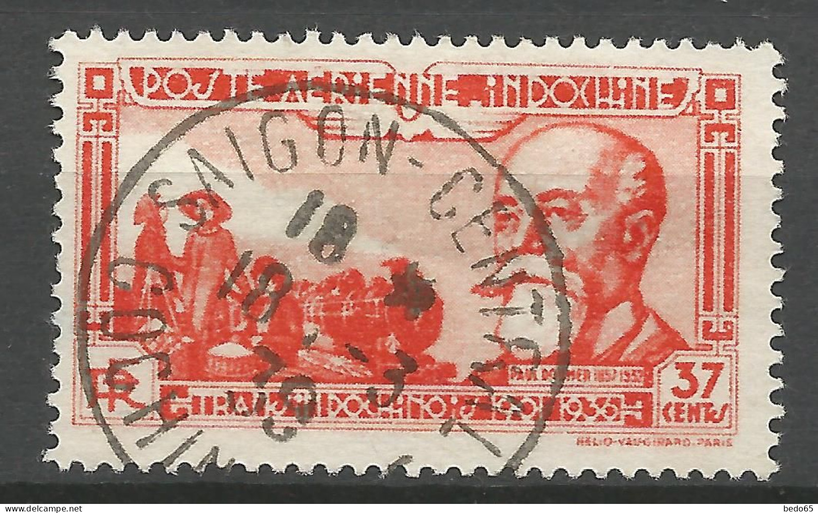 INDOCHINE PA N° 15 CACHET SAIGON CENTRALE / Used - Airmail