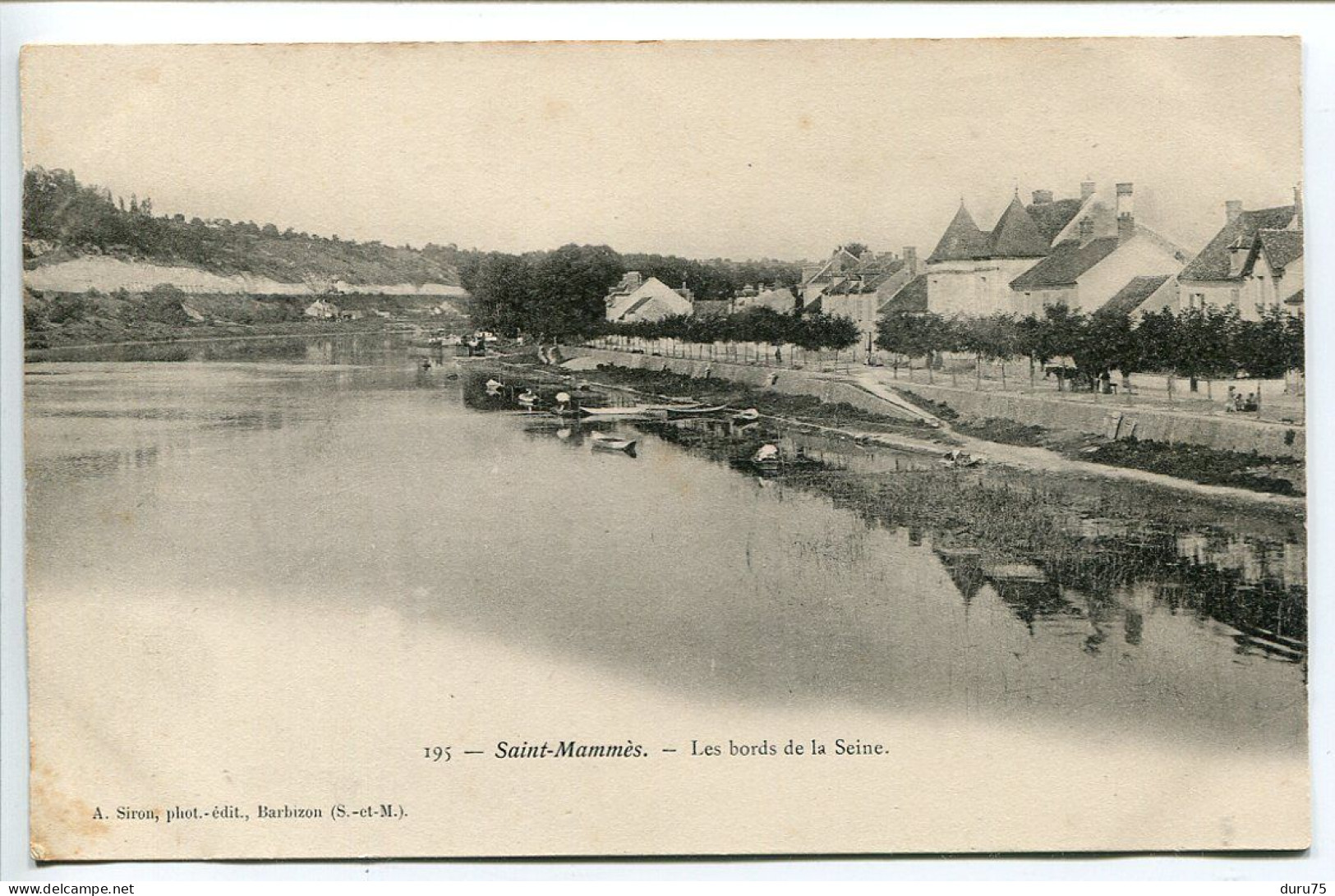 Pionnière * SAINT MAMMÈS Les Bords De La Seine * A. Siron Photographe Editeur - Saint Mammes