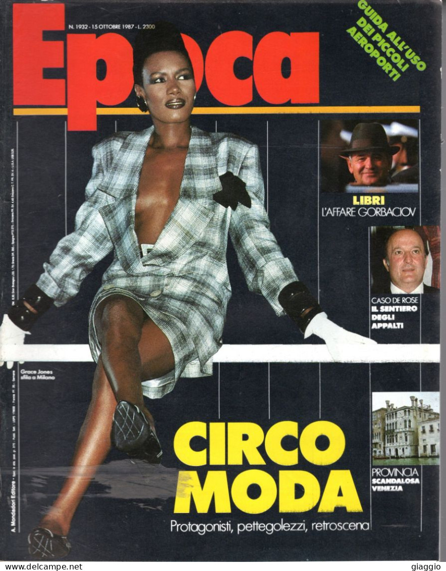 °°° RIVISTA EPOCA N° 1932 DEL 15 OTTOBRE 1987 °°° - Sonstige & Ohne Zuordnung