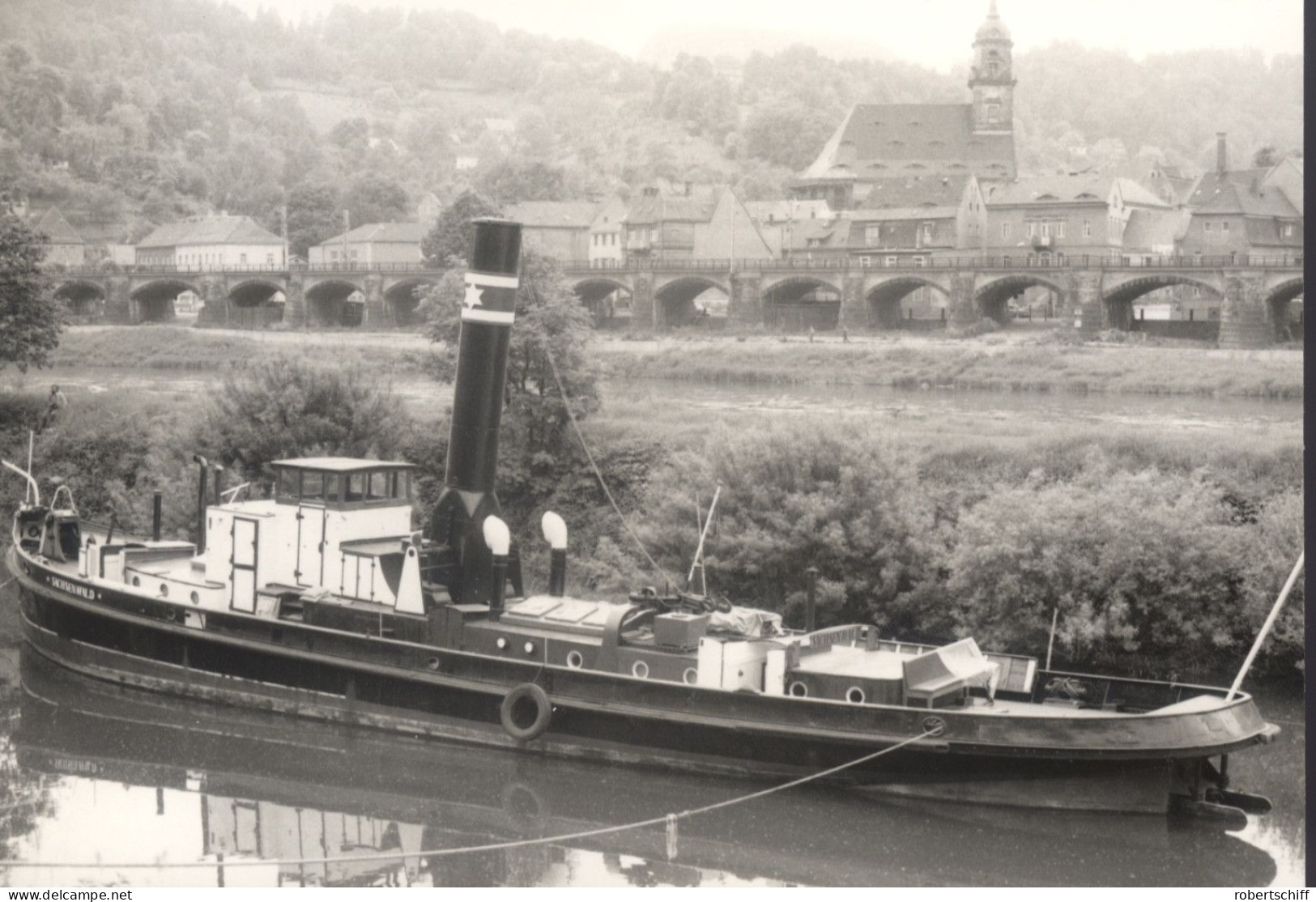 Foto Dampfer Sachsenwald, Fahrgastschiff, Dampfschiff, Elbe - Barche