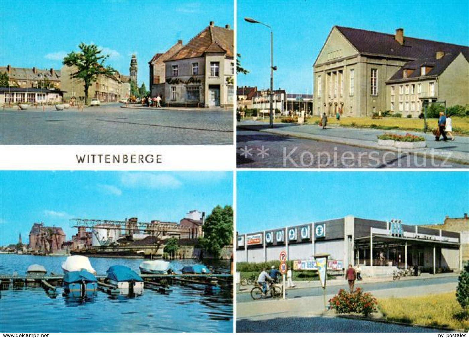 73635457 Wittenberge Prignitz Am Stern Kulturhaus Hafen HO Kaufhalle Wittenberge - Wittenberge