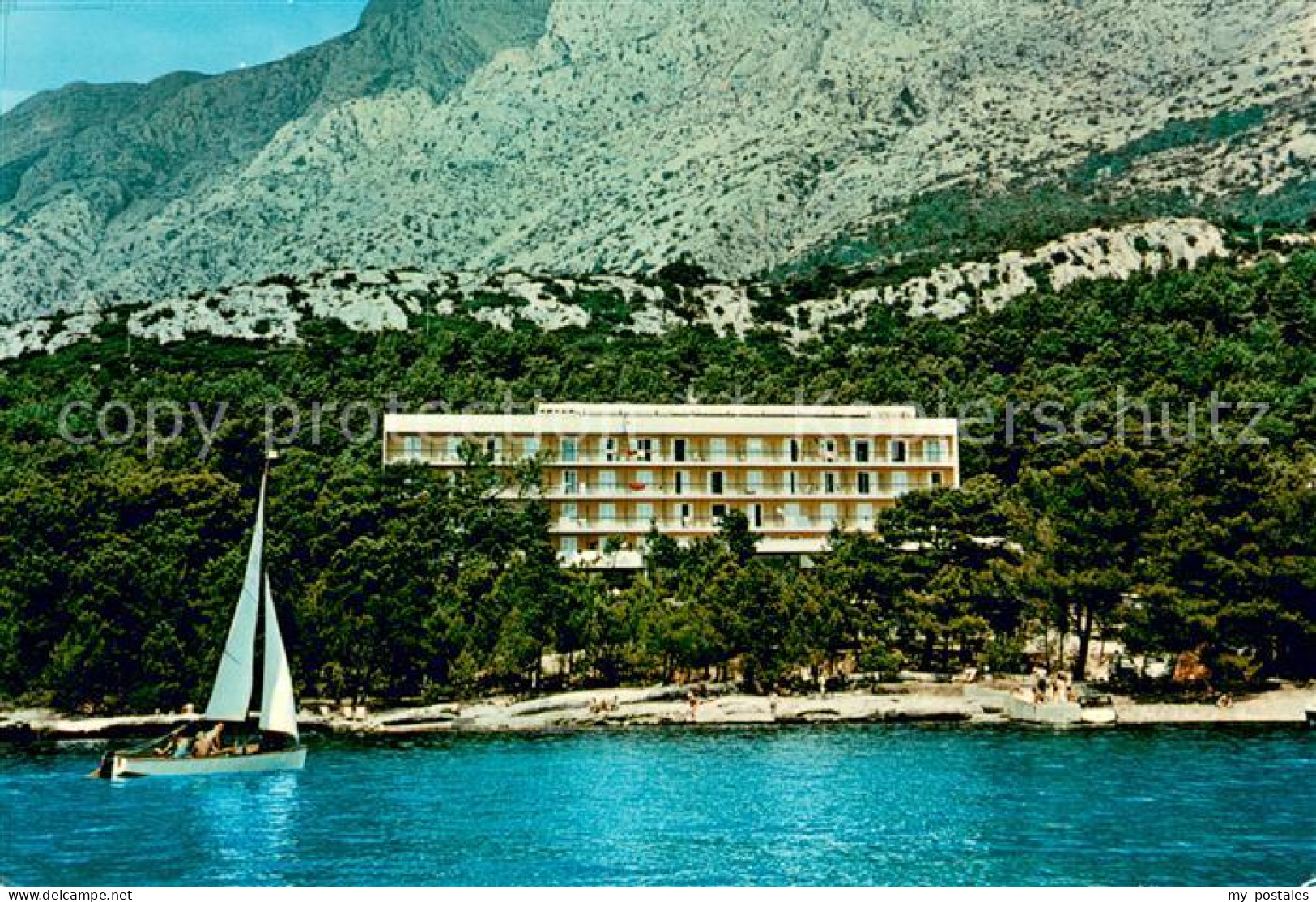 73635421 Orebic Hotel Rathaneum Ansicht Vom Meer Aus Orebic - Kroatië