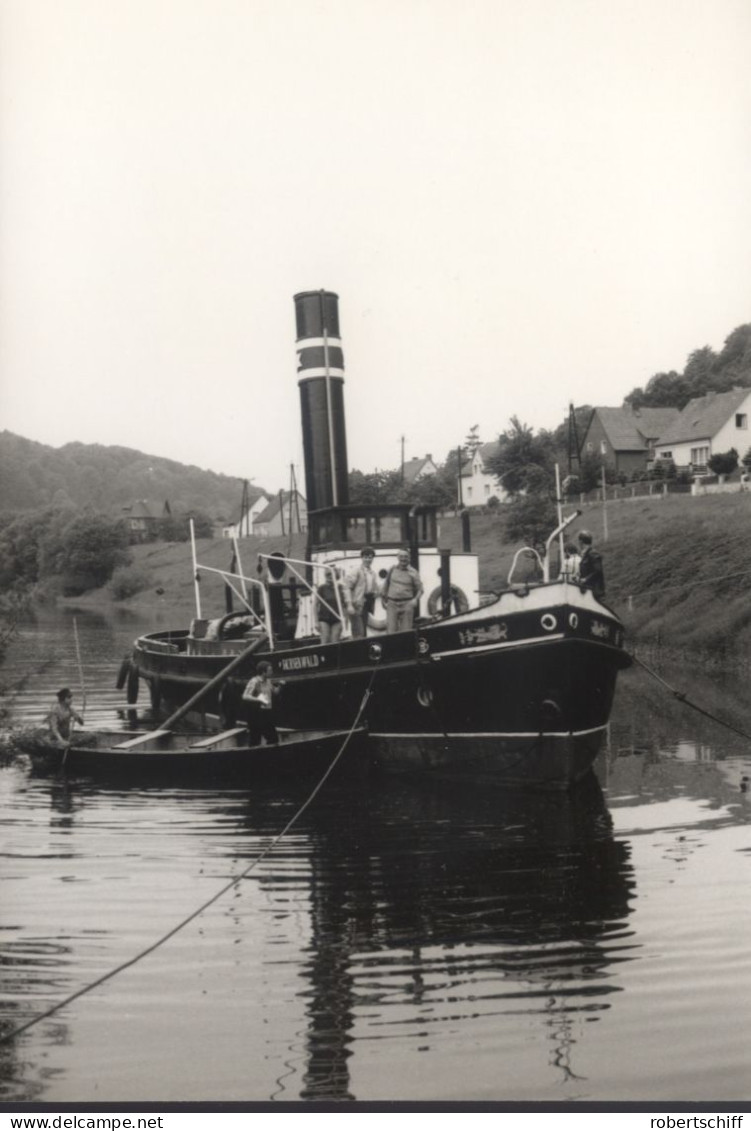 Foto Dampfer Sachsenwald, Fahrgastschiff, Dampfschiff, Elbe, Winterhafen Königstein - Bateaux